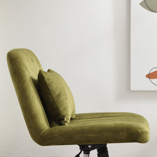 Willa Arlo Interiors Chatham Velvet Swivel Accent Chair with Ottoman